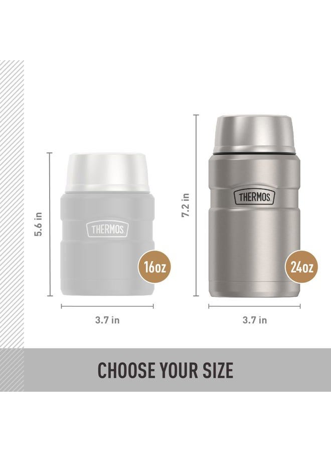 THERMOS STAINLESS STEEL VACUUM INSULATED STEEL JAR 710 ML, SK3020MS, INSULATED FOOD JAR, LUNCH BOX, STORAGE CONTAINER, THERMAL FLASK FOR TRAVEL - Image 5